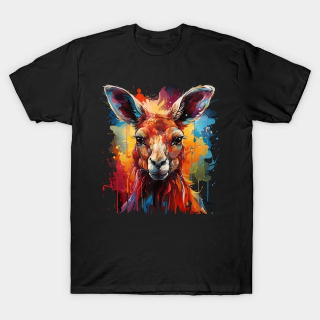 Kangaroo Rainbow T-Shirt by JH Mart